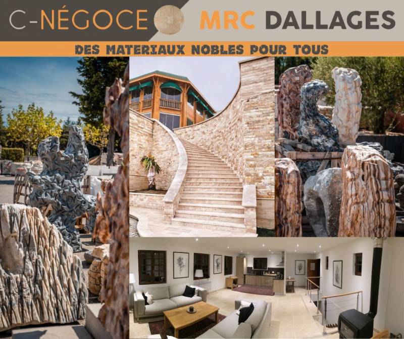 Vente de pierre naturelle, travertin, granit à VILLE LA GRAND Haute Savoie 74