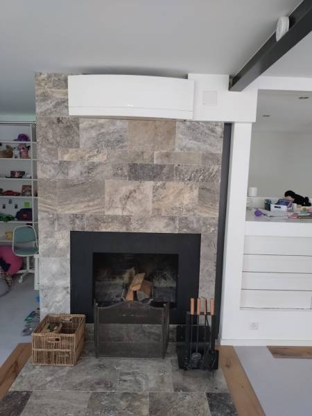 Vente travertin Silver opus romain 4formats ép.1,2 cm à Carouge Suisse