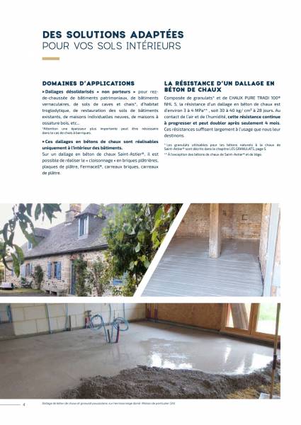 Réalisation dalle béton chaux pouzzolane à Annemasse Haute Savoie 74